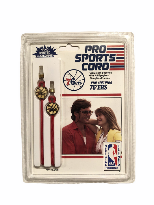 PHILADELPHIA 76ERS VINTAGE 1987 PRO SPORTS CORD SUNGLASS EYEGLASS FRAMES