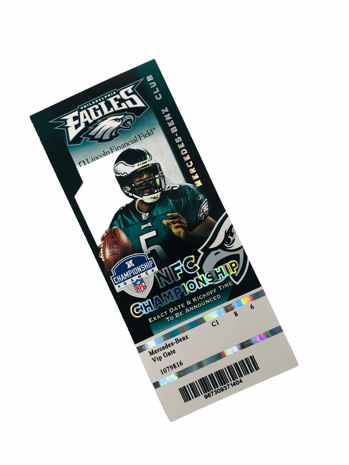 PHILADELPHIA EAGLES 2004 NFC CHAMPIONS GAME TICKET