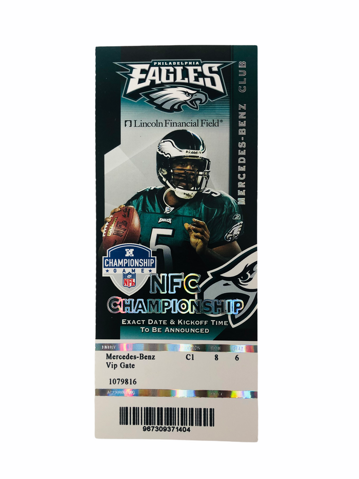 PHILADELPHIA EAGLES 2004 NFC CHAMPIONS GAME TICKET