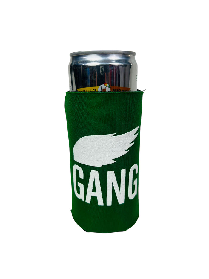 PHILADELPHIA EAGLES RETRO BIRD GANG KELLY GREEN SLIM CAN BEER KOOZIE