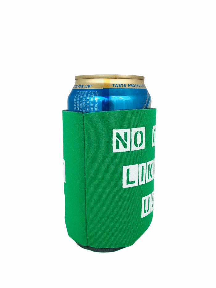 PHILADELPHIA EAGLES RETRO NO ONE LIKES US BEER KOOZIE