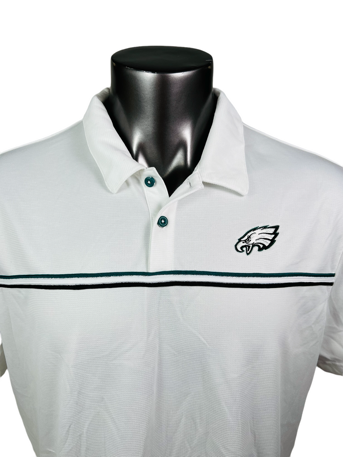 PHILADELPHIA EAGLES TEAM ISSUED NIKE DRI-FIT GOLF SHIRT ADULT XL