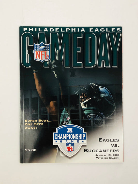 PHILADELPHIA EAGLES VINTAGE 2003 FINAL GAME AT VETERANS STADIUM GAMEDAY PROGRAM