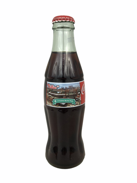 PHILADELPHIA PHILLIES VINTAGE 2004 CITIZENS BANK PARK INAUGURAL COCA-COLA BOTTLE