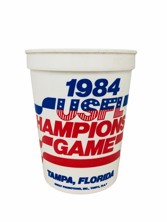 PHILADELPHIA STARS VINTAGE 1984 USFL CHAMPIONSHIP GAME PLASTIC CUP