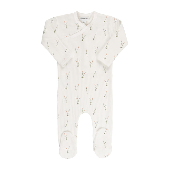 Pink Lilac Zipper Footie