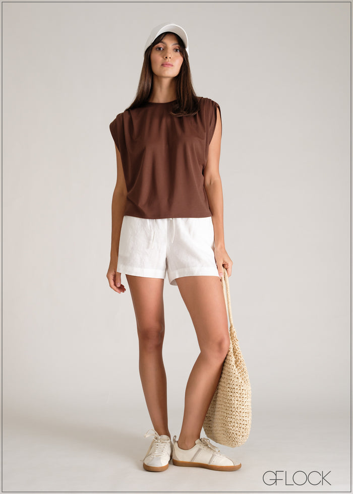 Pleat Detail Top - 110626