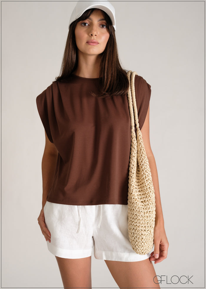 Pleat Detail Top - 110626