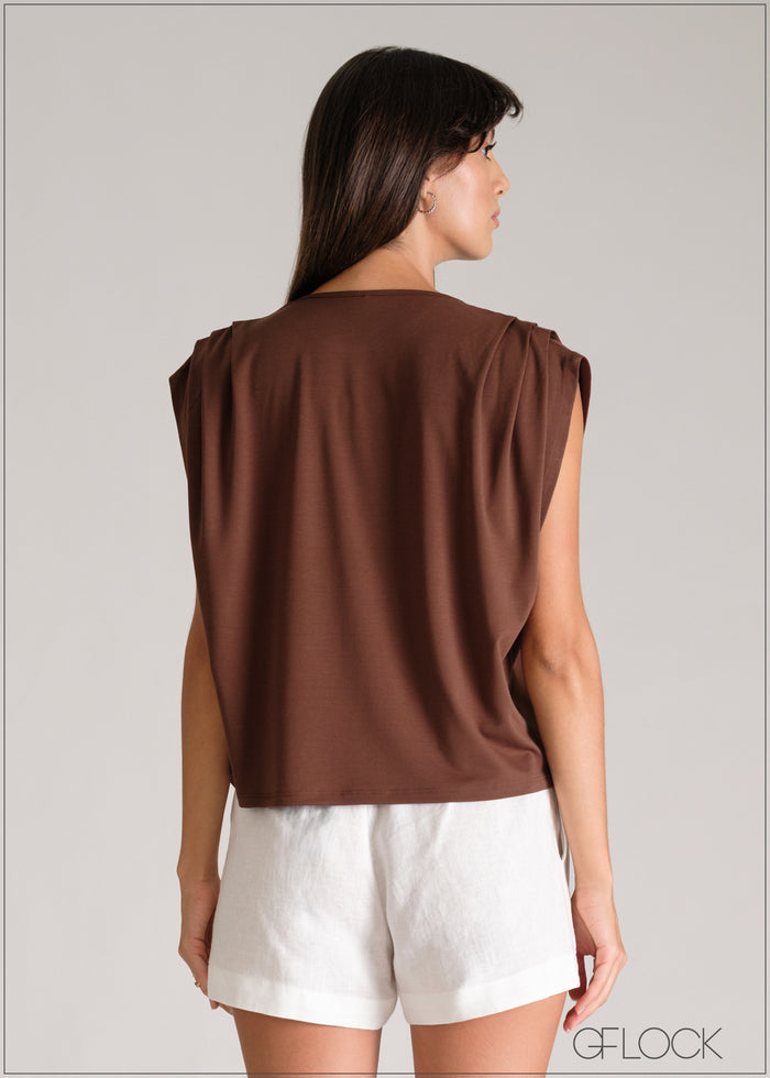 Pleat Detail Top - 110626
