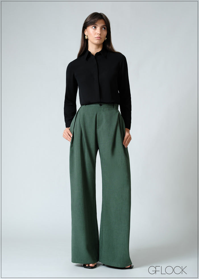 Pleated Pant - 260626