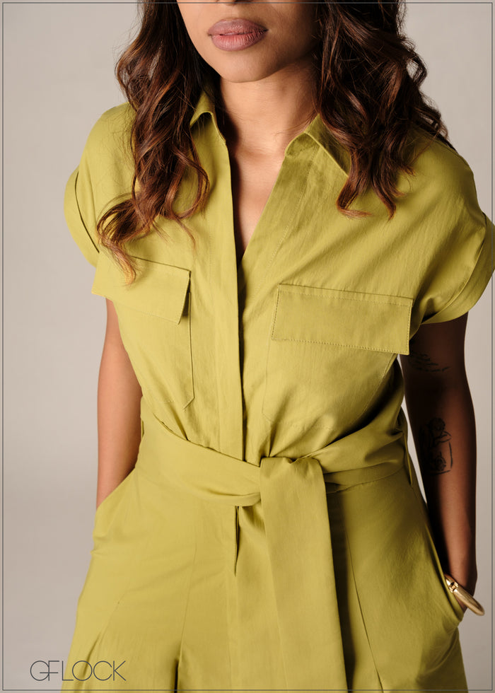 Pocket Detailed Dress - 270326
