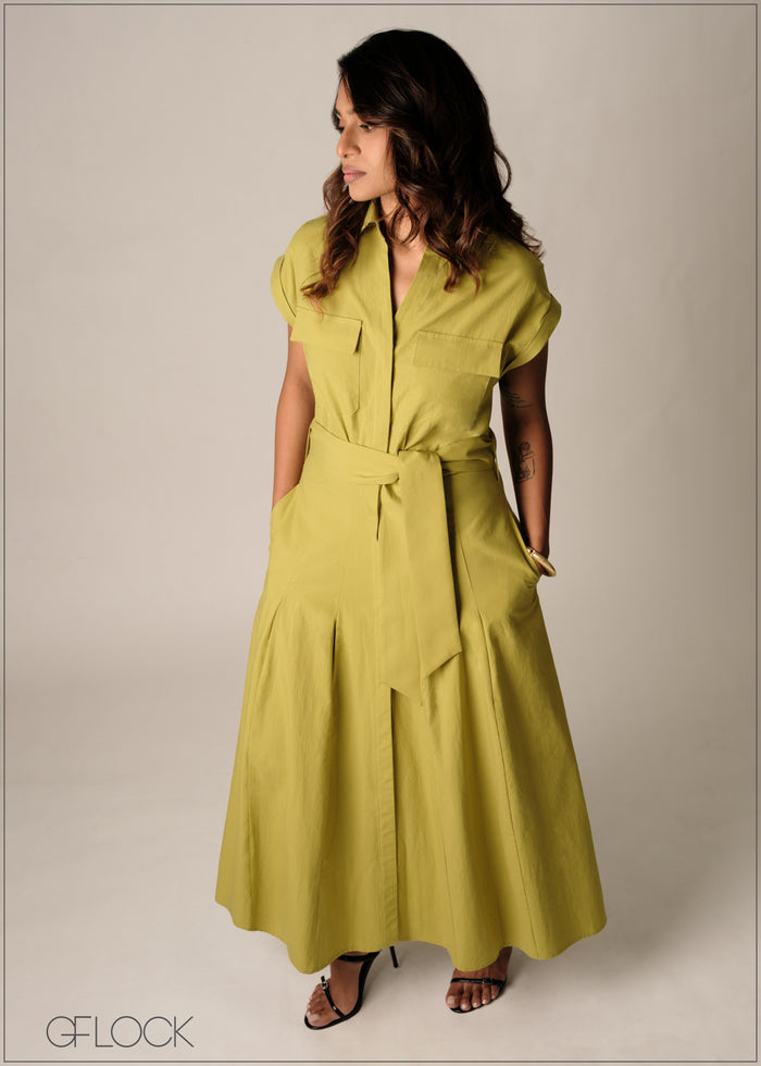 Pocket Detailed Dress - 270326