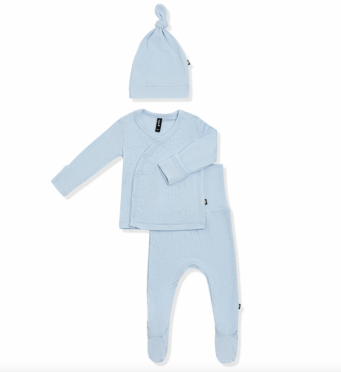 pointelle take me home set with cap