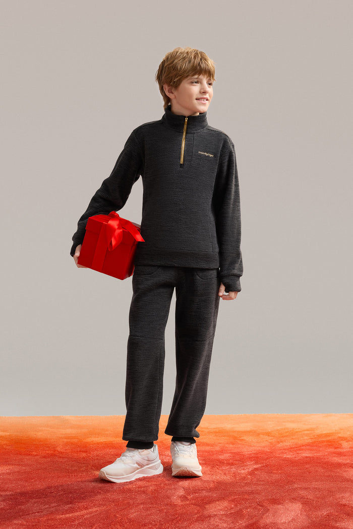 Polar Fleece Pants **Charcoal Black**