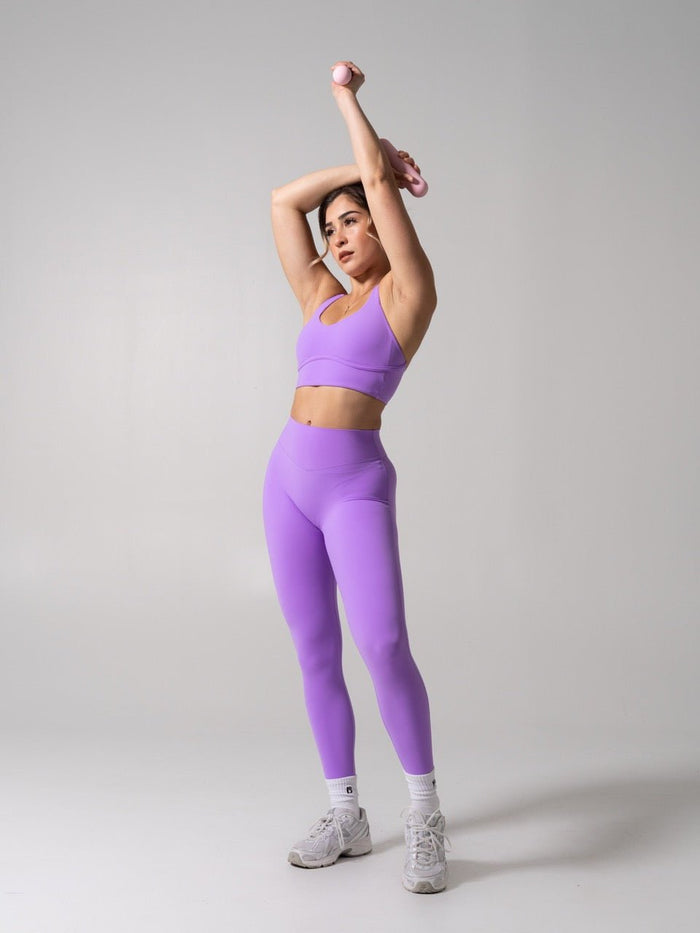 Poshknit Aggressive Scrunch Legging - Taffy Purple