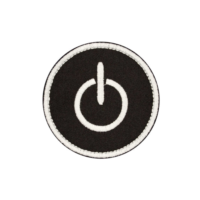 "Power Button" Embroidered Velcro Patch - Brotherhood Cornhole