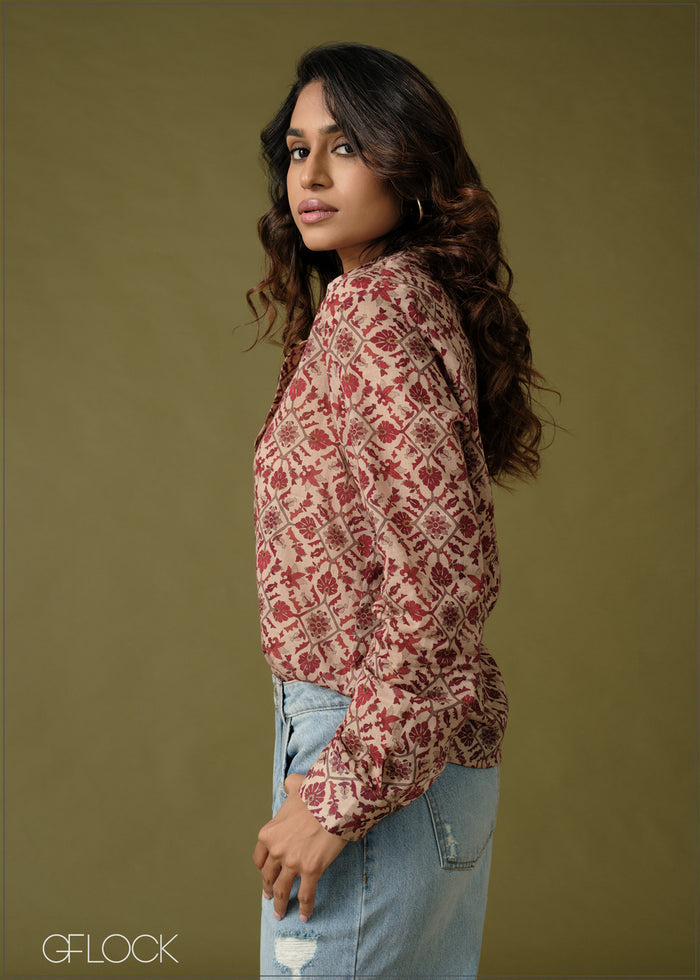 Printed Basic Shirt - 100726