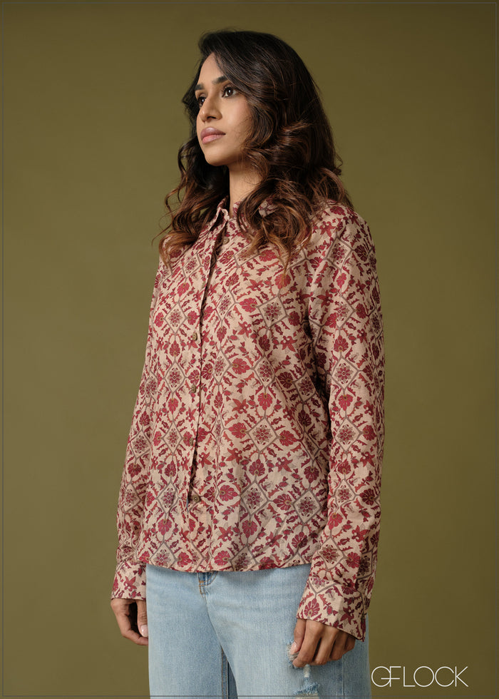 Printed Basic Shirt - 100726
