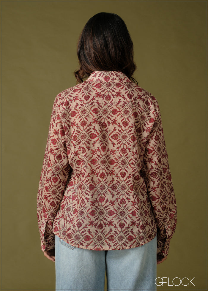 Printed Basic Shirt - 100726