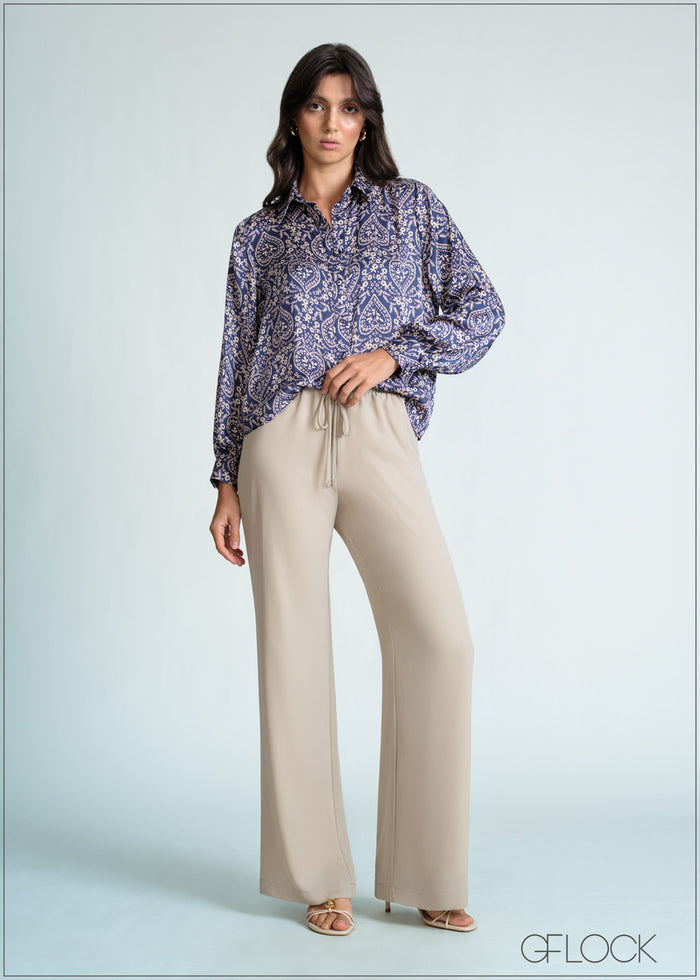 Printed Basic Shirt - 170726