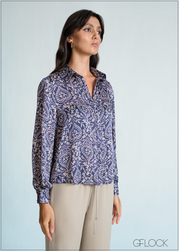 Printed Basic Shirt - 170726
