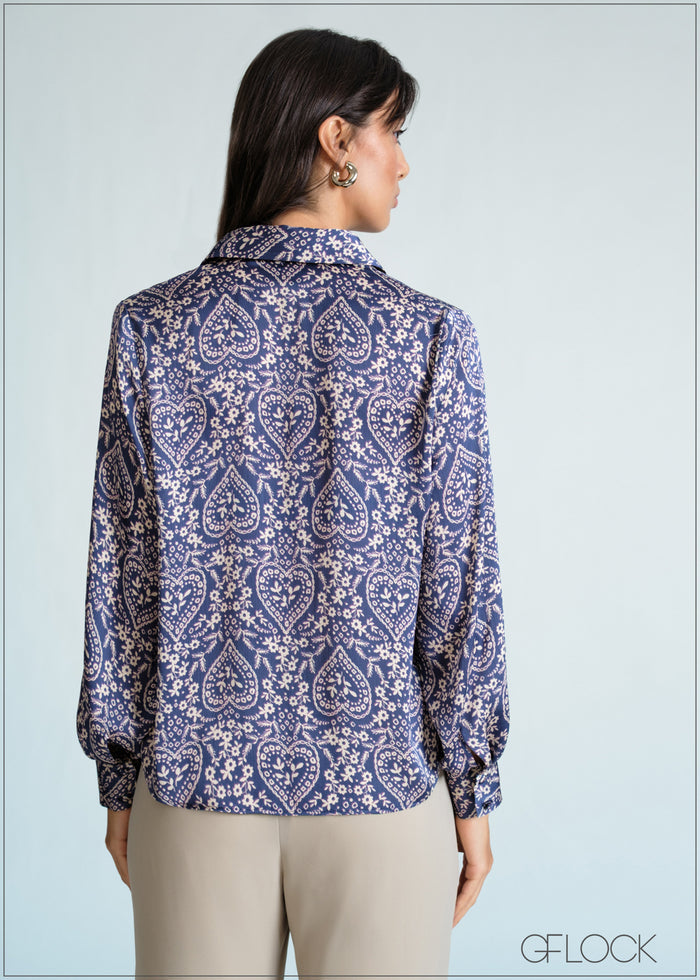 Printed Basic Shirt - 170726