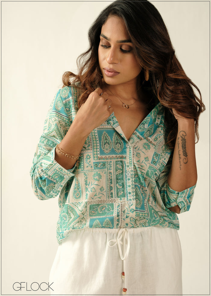 Printed Basic Shirt - 270726