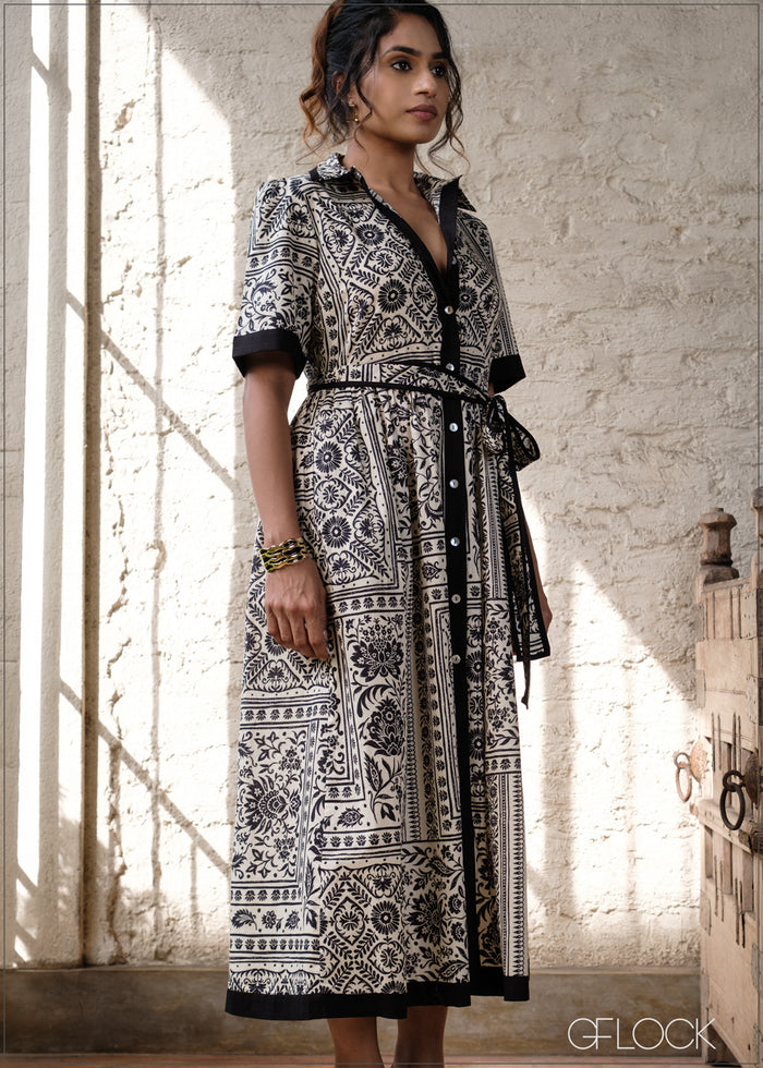 Printed Dress - 100826