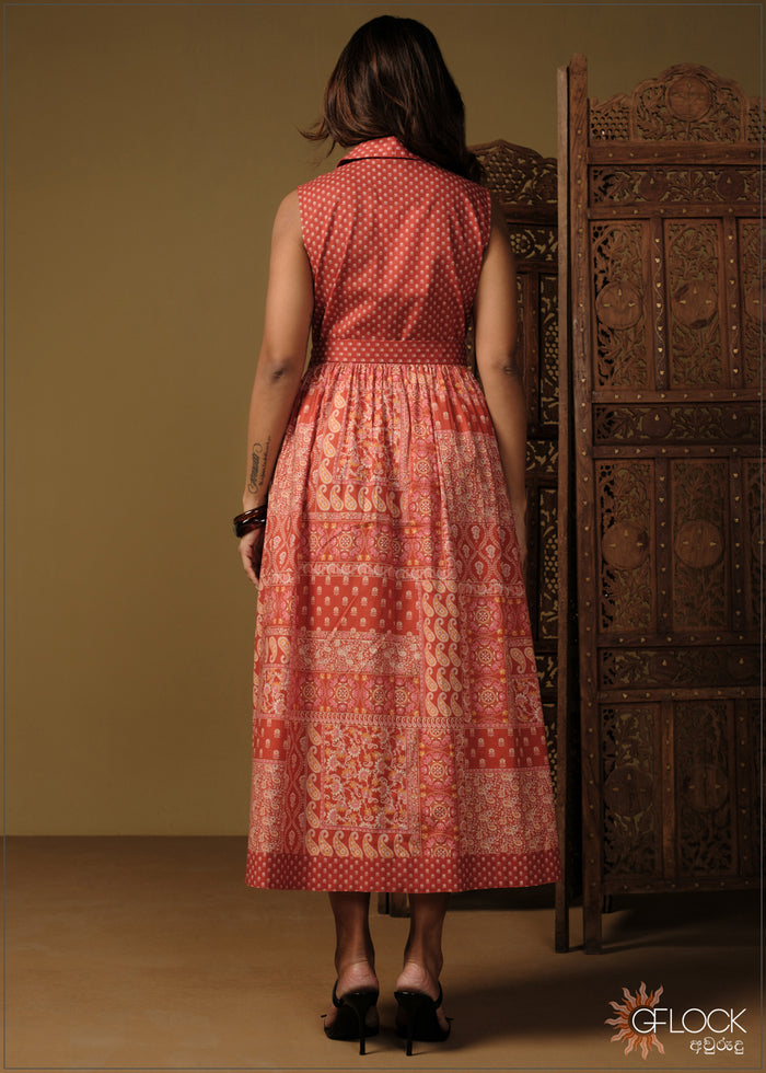 Printed Dress - 110426