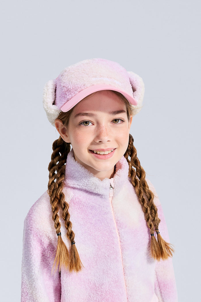 Printed Fleece Cap **Chasing Light Pink**