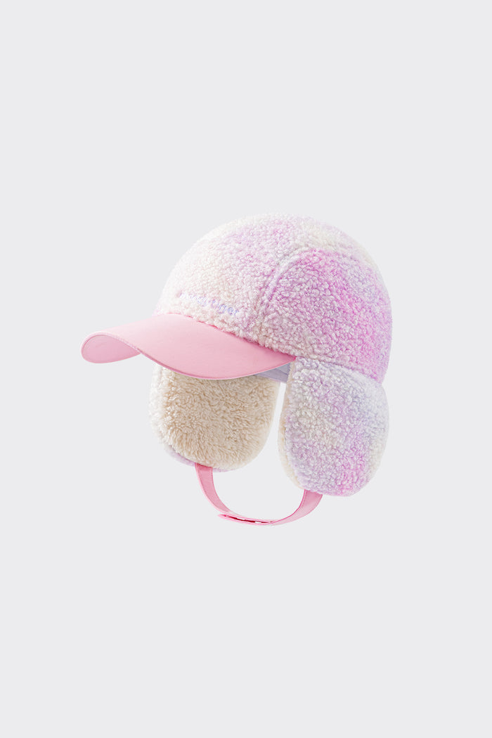 Printed Fleece Cap **Chasing Light Pink**