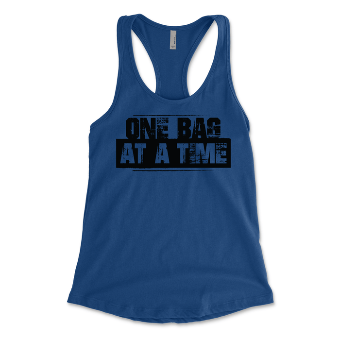 Racer Back "One Bag at a Time" T-Shirt - Brotherhood Cornhole