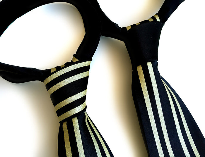 metallic gold on black