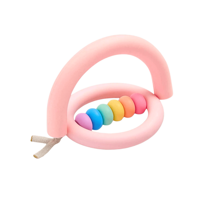 Rainbow Sherbet Orbit Teether image 0