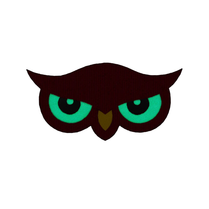 "Red Owl" Glow - In - The - Dark Embroidered Velcro Patch - Brotherhood Cornhole