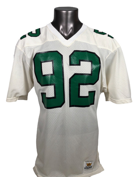 REGGIE WHITE PHILADELPHIA EAGLES VINTAGE 1990'S MACGREGOR SAND-KNIT JERSEY ADULT 40