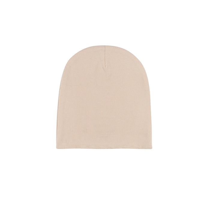 Ivory Ribbed Cardigan Set - Beanie