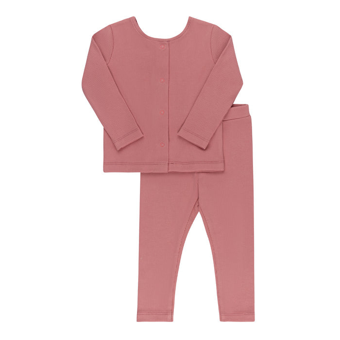 Ribbed Cardigan Set - Two Piece Toddler Set
