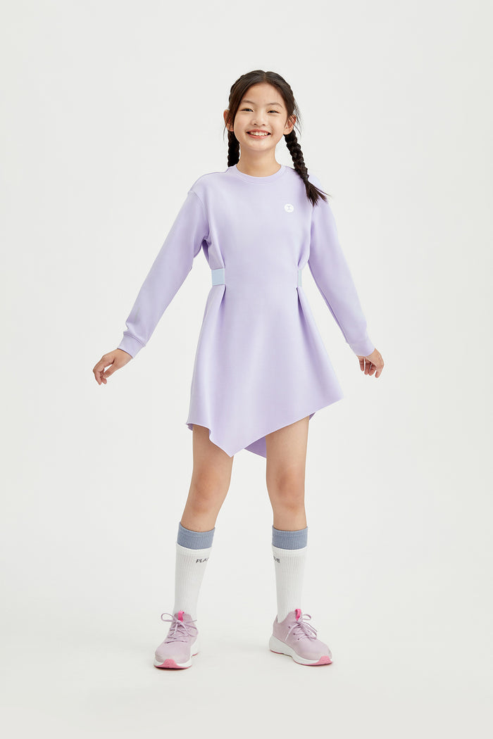 Ribbed Long-Sleeve Dress