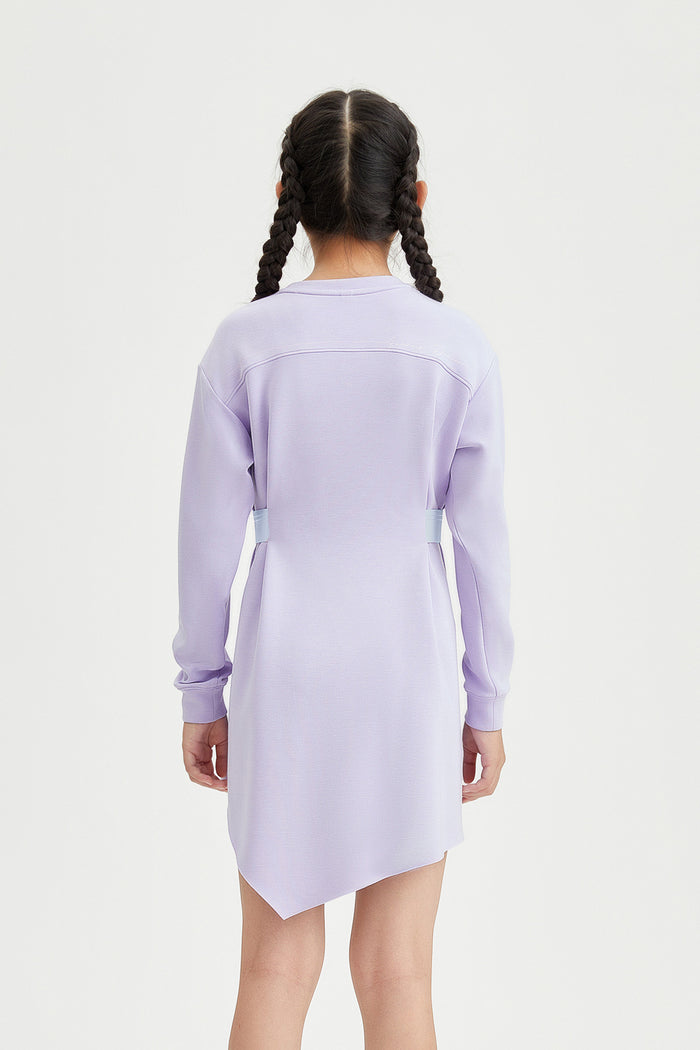 Ribbed Long-Sleeve Dress