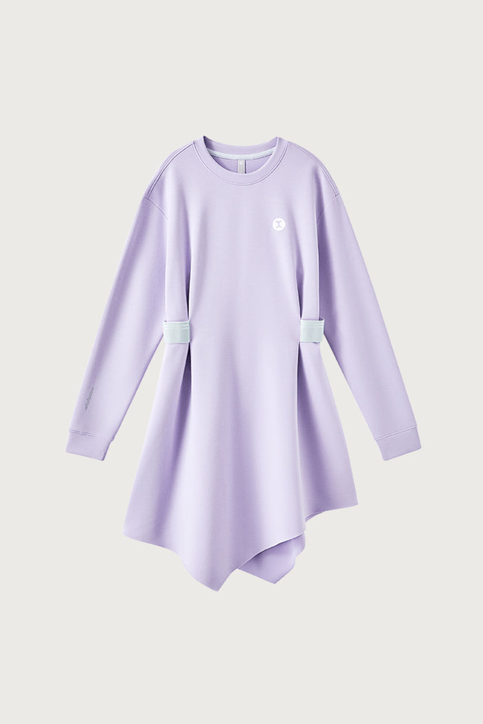 Ribbed Long-Sleeve Dress