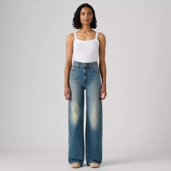 Ribcage Wide Leg 32" Jean - Counting Bills