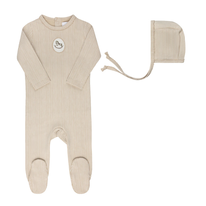 Rocking Horse Collection - Footie + Bonnet