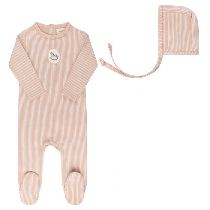 Rocking Horse Collection - Footie + Bonnet