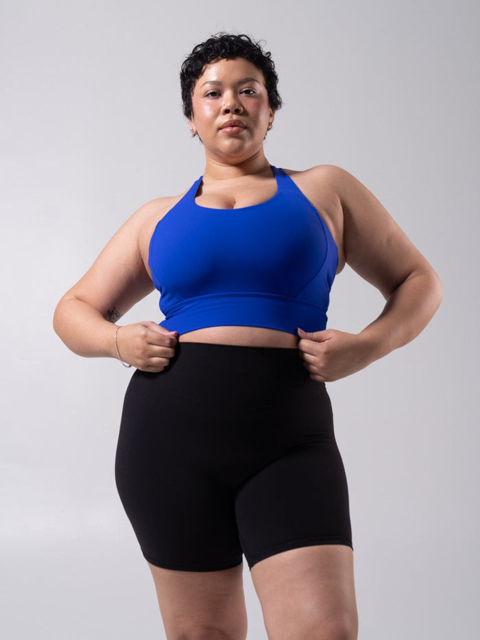 Rosa Sports Bra - Rio Blue