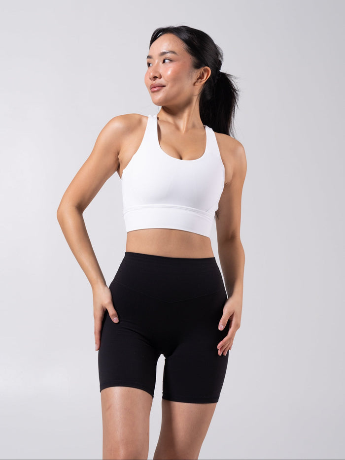 Rosa Sports Bra - White