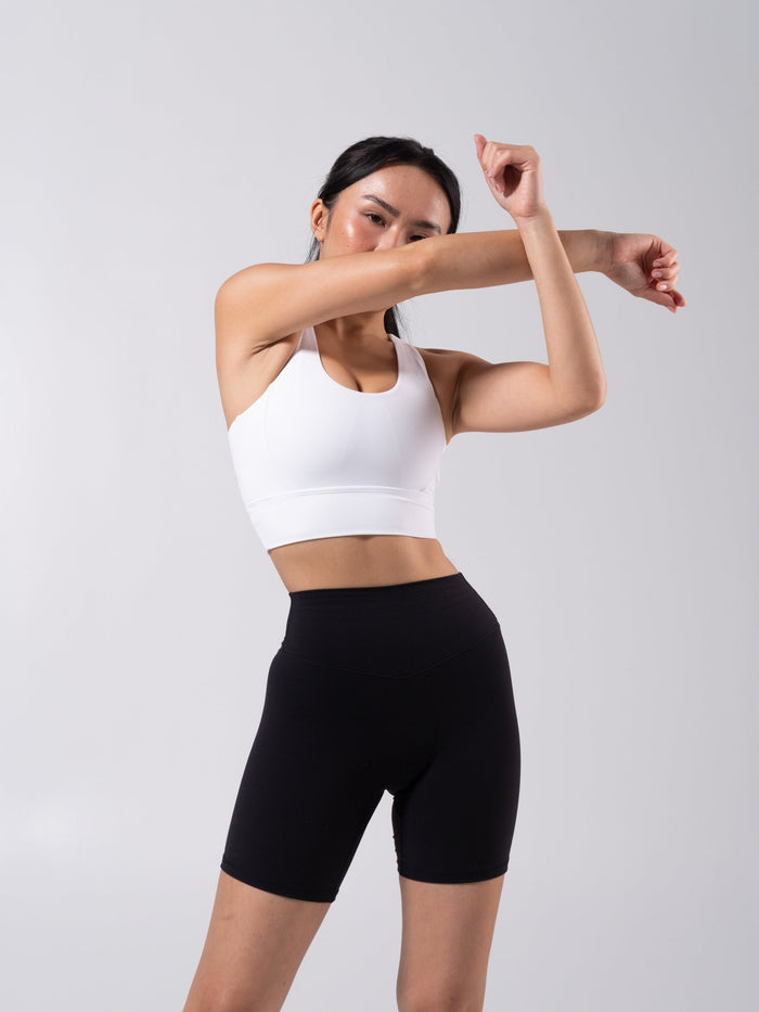 Rosa Sports Bra - White