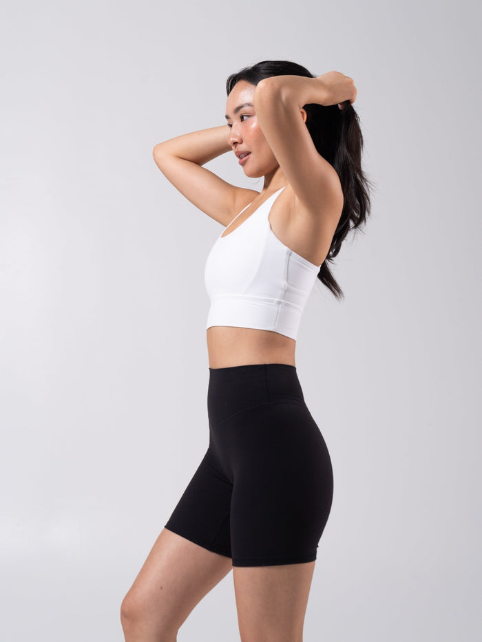 Rosa Sports Bra - White