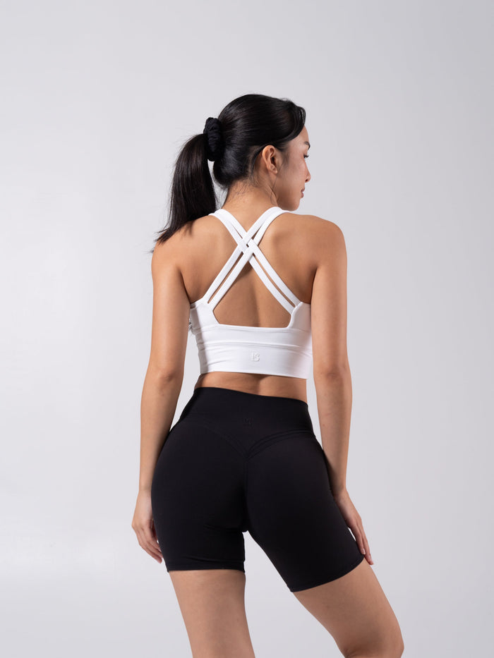 Rosa Sports Bra - White