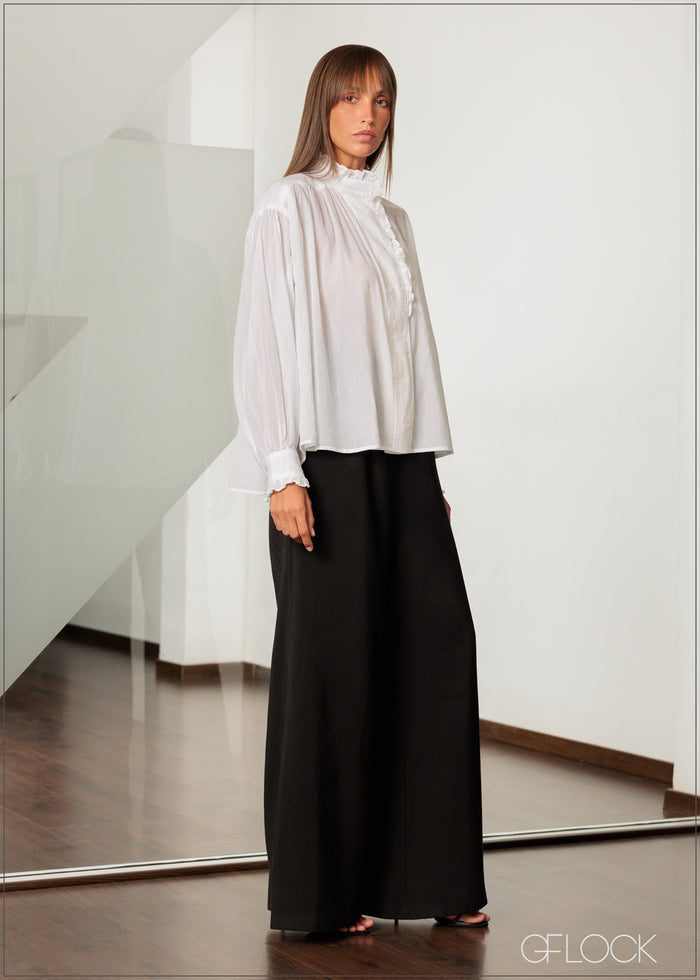 Ruffle Long Sleeve Top - 150426